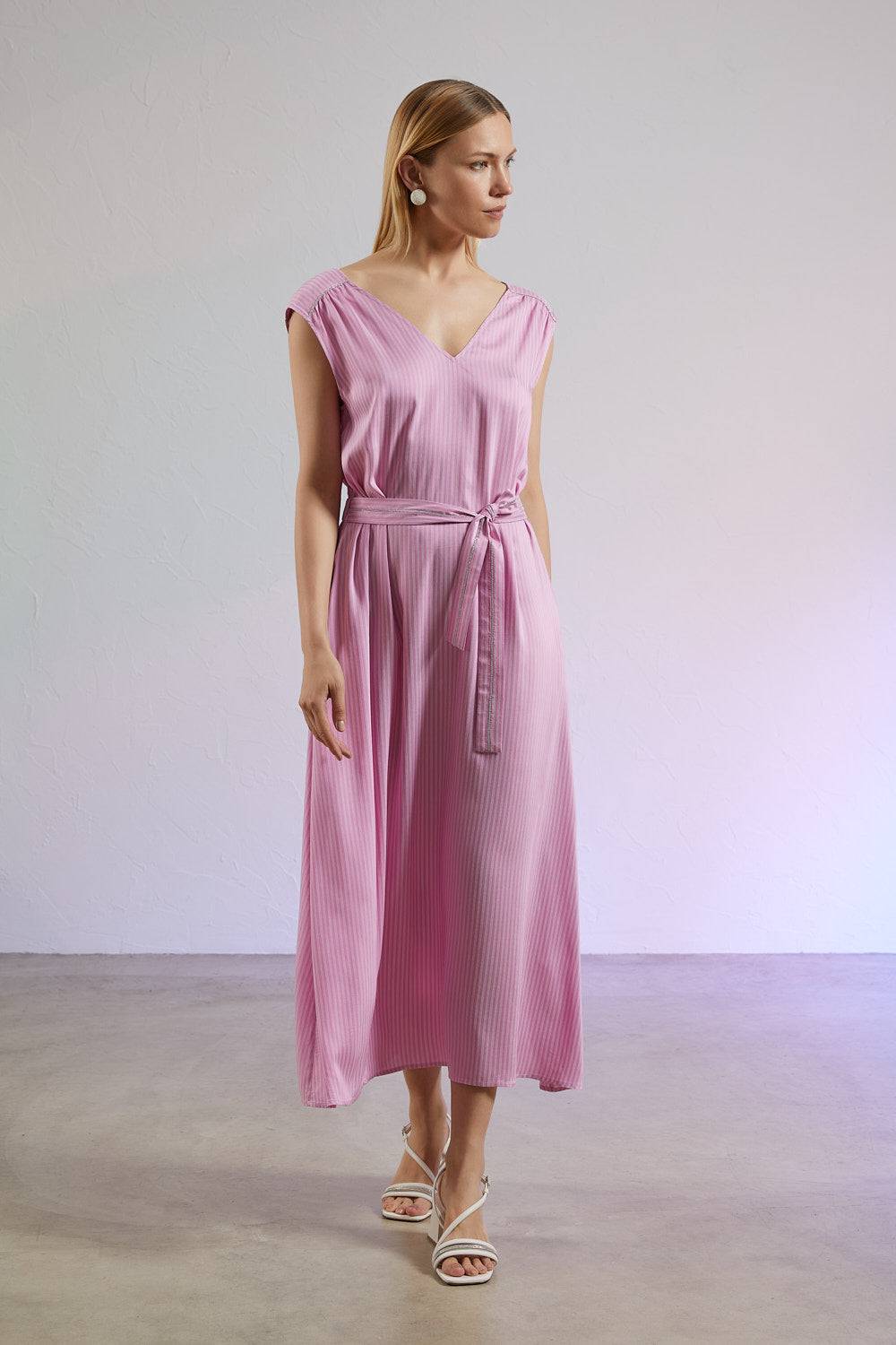 Peserico Sandali Con Tacco In Pelle Nappata Imbottita