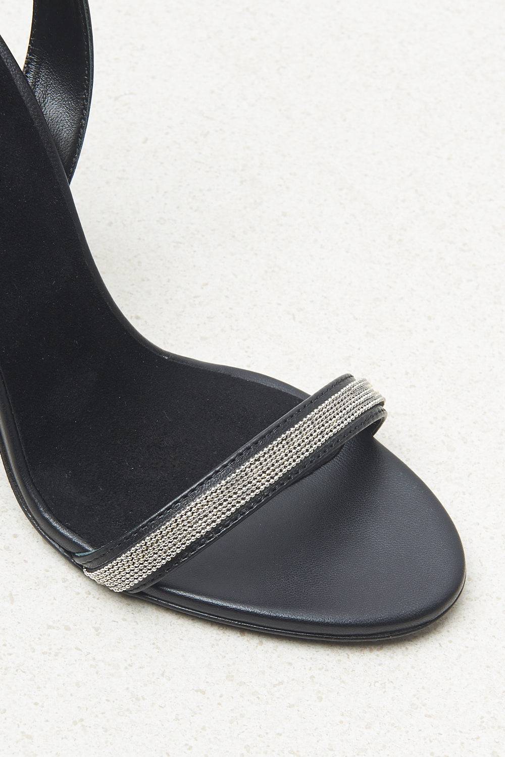 Peserico Sandali Con Tacco In Vera Pelle Con Punto Luce