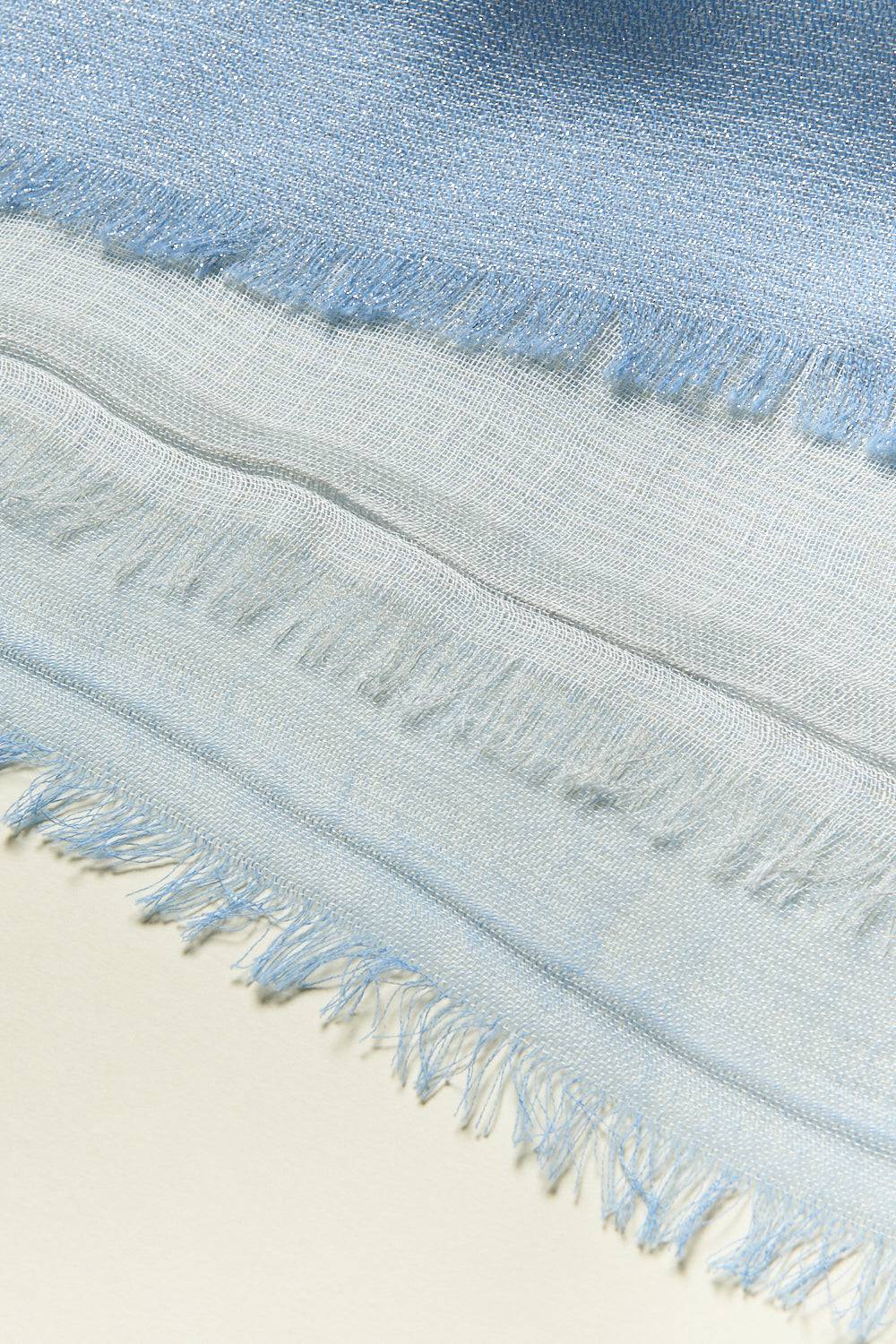 Peserico Stola Triplo Velo In Misto Cotone, Modal, Lino E Lurex