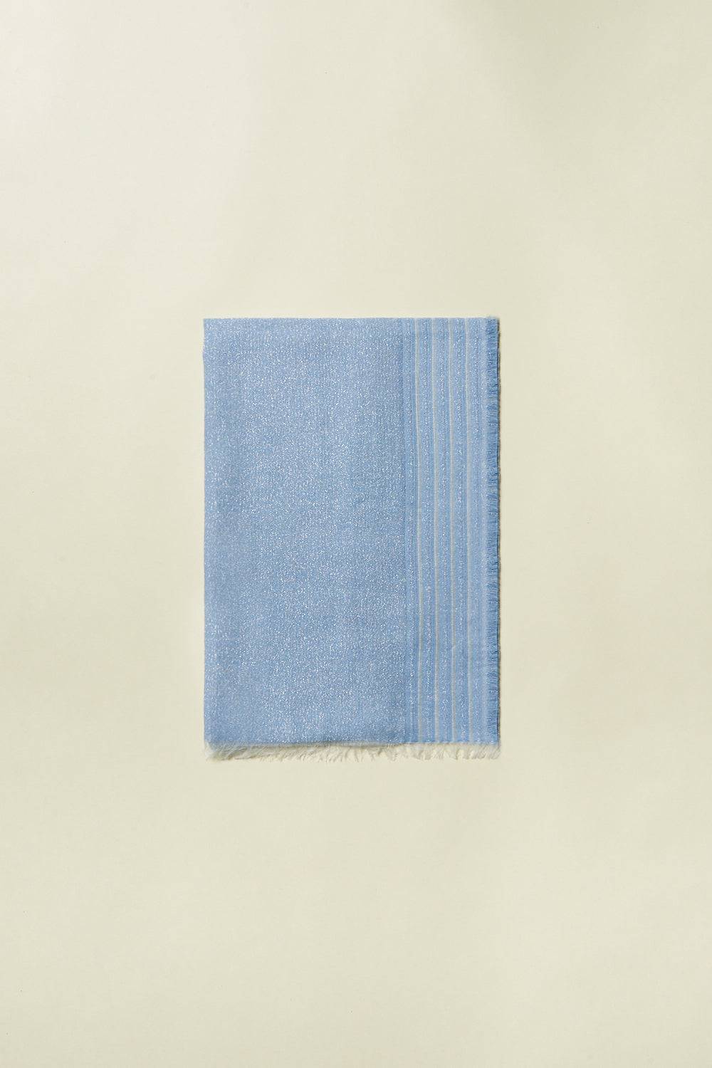 Peserico Stola triplo velo in misto cotone, modal, lino e lurex