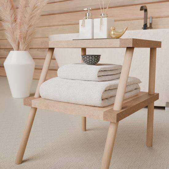 PETTI Asciugamani Bagno In Spugna 1+1 Tinta Unita Bianco