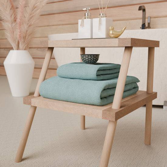 PETTI Asciugamani Bagno In Spugna 1+1 Tinta Unita Carta Da Zucchero