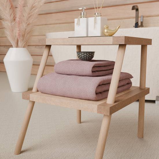 PETTI Asciugamani Bagno In Spugna 1+1 Tinta Unita Cipolla