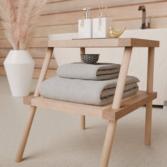 PETTI Asciugamani Bagno In Spugna 1+1 Tinta Unita Grigio