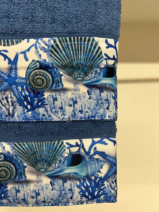 PETTI Asciugamano Bagno 1+1 Con Balza In Stampa Digitale Corallo