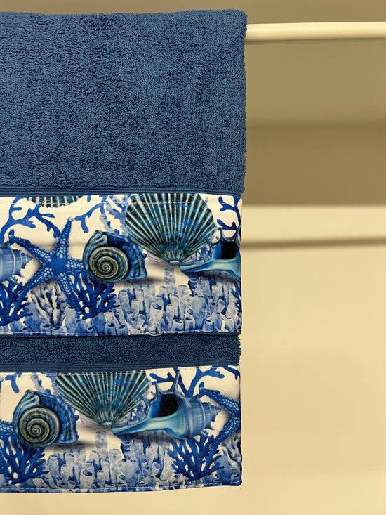 PETTI Asciugamano Bagno 1+1 Con Balza In Stampa Digitale Corallo