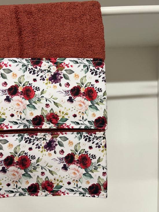 PETTI Asciugamano Bagno 1+1 Con Balza In Stampa Digitale Floreale 07