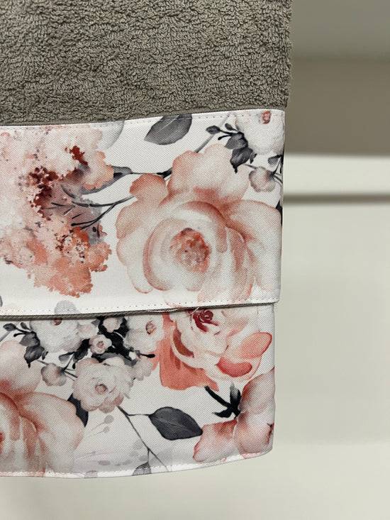 PETTI Asciugamano Bagno 1+1 Con Balza In Stampa Digitale Floreale 17 Maxi