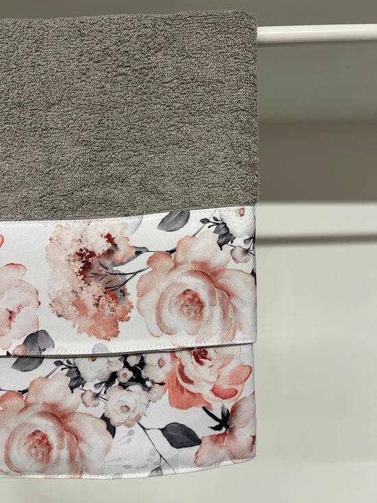 PETTI Asciugamano Bagno 1+1 Con Balza In Stampa Digitale Floreale 17 Maxi