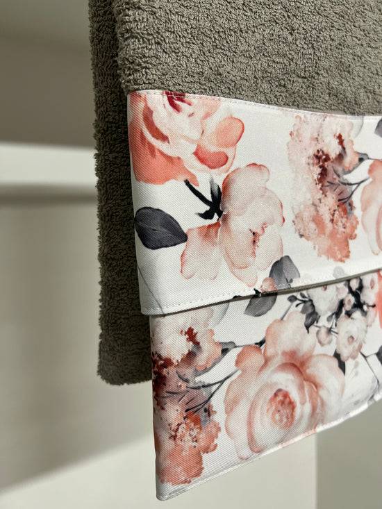 PETTI Asciugamano Bagno 1+1 Con Balza In Stampa Digitale Floreale 17 Maxi