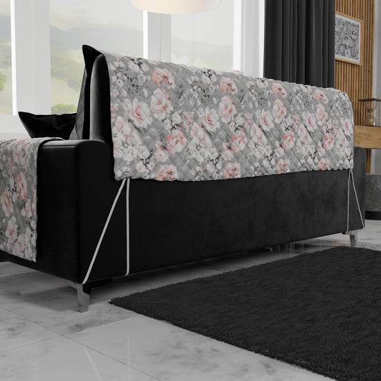 PETTI Copridivano Angolare, Copridivano Con Penisola In Stampa Digitale, Floreale 17 02