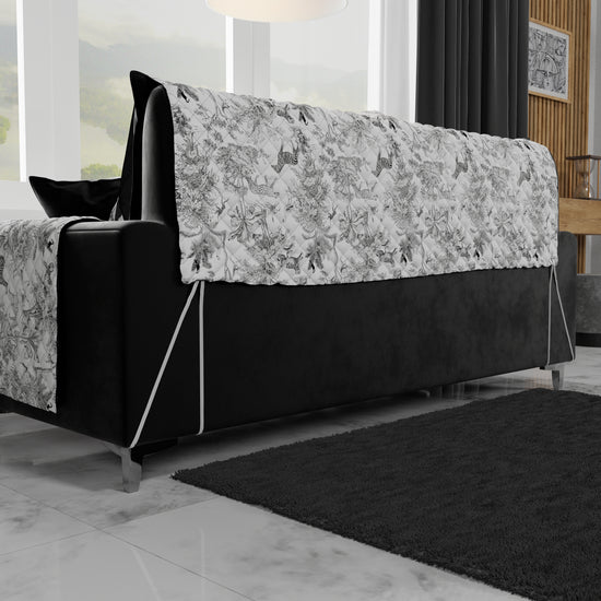 PETTI Copridivano Angolare, Copridivano Con Penisola In Stampa Digitale, Animalier 02