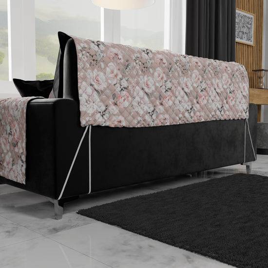 PETTI Copridivano, Salvadivano In Stampa Digitale, Reversibile, Floreale 17-03