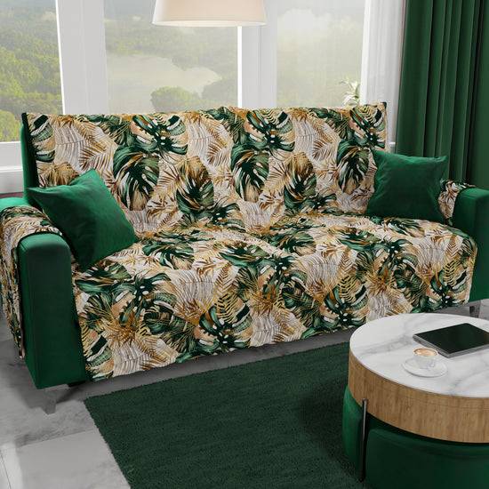 PETTI Copridivano, Salvadivano In Stampa Digitale, Reversibile, Tropical 04