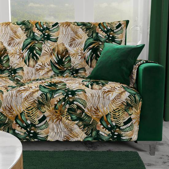 PETTI Copridivano, Salvadivano in Stampa Digitale, Reversibile, Tropical 04