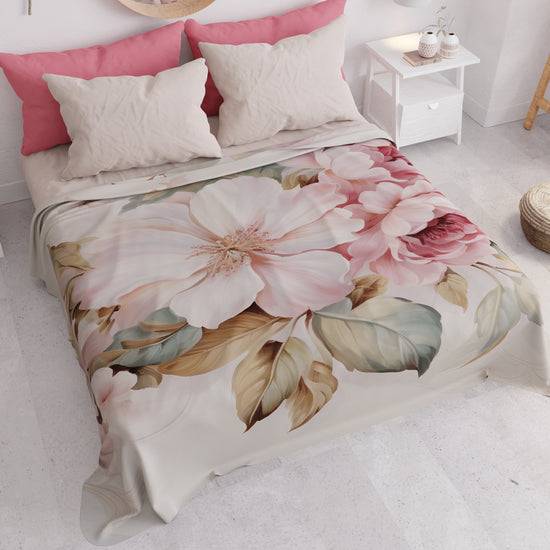 PETTI Copriletto Estivo, Coperta Leggera, Lenzuola Copriletto Provenza