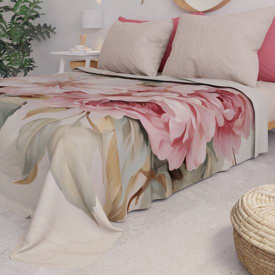 PETTI Copriletto Estivo, Coperta Leggera, Lenzuola Copriletto Provenza