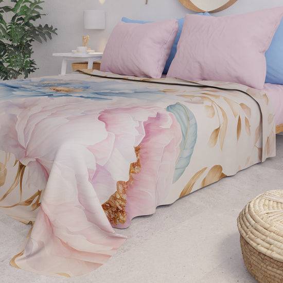 PETTI Copriletto Estivo, Coperta Leggera, Lenzuola Copriletto Marsiglia