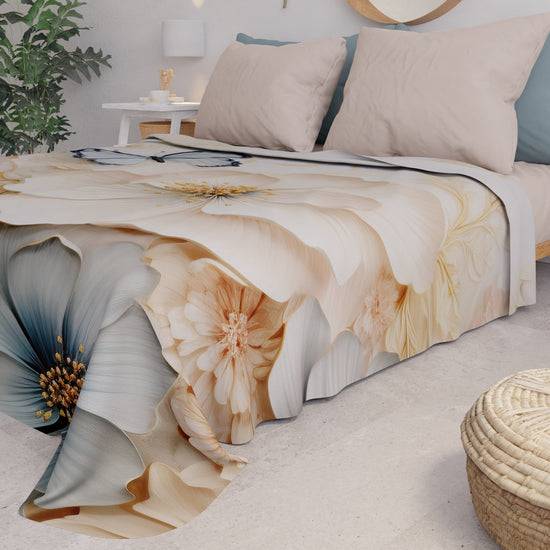 PETTI Copriletto Estivo, Coperta Leggera, Lenzuola Copriletto Mariposa