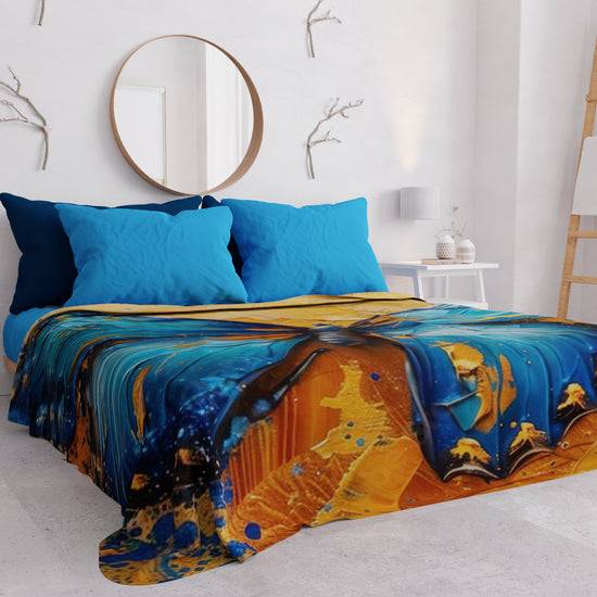 PETTI Copriletto Estivo, Coperta Leggera, Lenzuola Copriletto Mariposa 02