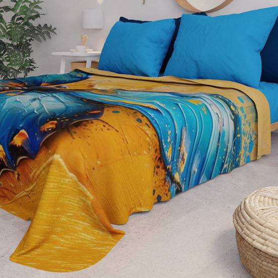 PETTI Copriletto Estivo, Coperta Leggera, Lenzuola Copriletto Mariposa 02