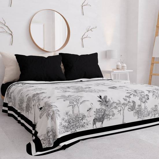 PETTI Copriletto Estivo, Coperta Leggera, Lenzuola Copriletto, Animalier 02