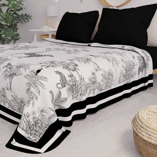 PETTI Copriletto Estivo, Coperta Leggera, Lenzuola Copriletto, Animalier 02