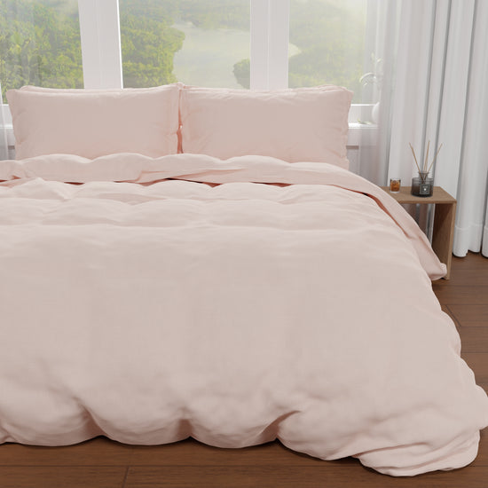 PETTI Copripiumino Matrimoniale, Sacco Copripiumino E Federe, Cipria Chiaro