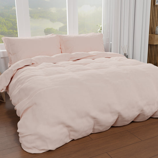 PETTI Copripiumino Matrimoniale, Sacco Copripiumino e Federe, Cipria Chiaro