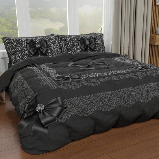 PETTI Copripiumino Matrimoniale, Singolo, Una Piazza e Mezza, Fiocco Diamanti