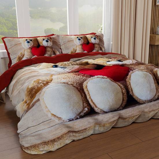 PETTI Copripiumino Matrimoniale, Singolo, Una Piazza e Mezza, Dolcezza