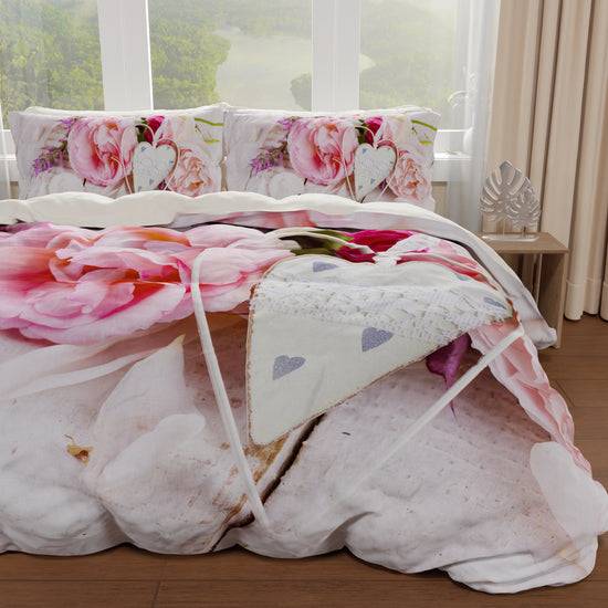 PETTI Copripiumino Matrimoniale, Singolo, Una Piazza E Mezza, Country Chic