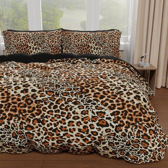 PETTI Copripiumino Matrimoniale, Singolo, Una Piazza E Mezza, Animalier Maculato