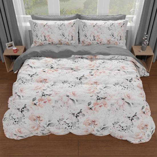 PETTI Copripiumino Matrimoniale, Singolo, Una Piazza E Mezza, Floreale 17-00