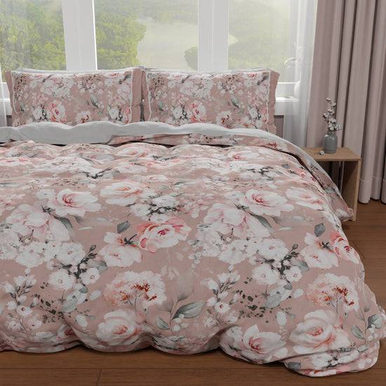 PETTI Copripiumino Matrimoniale, Singolo, Una Piazza E Mezza, Floreale 17-03