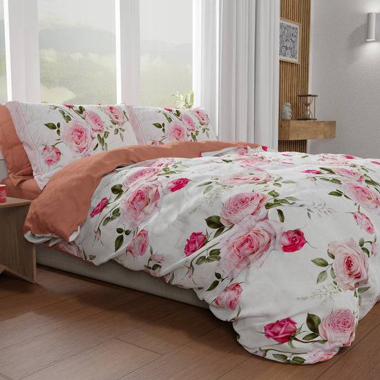 PETTI Copripiumino Matrimoniale, Singolo, Una Piazza E Mezza, Floreale 20-00