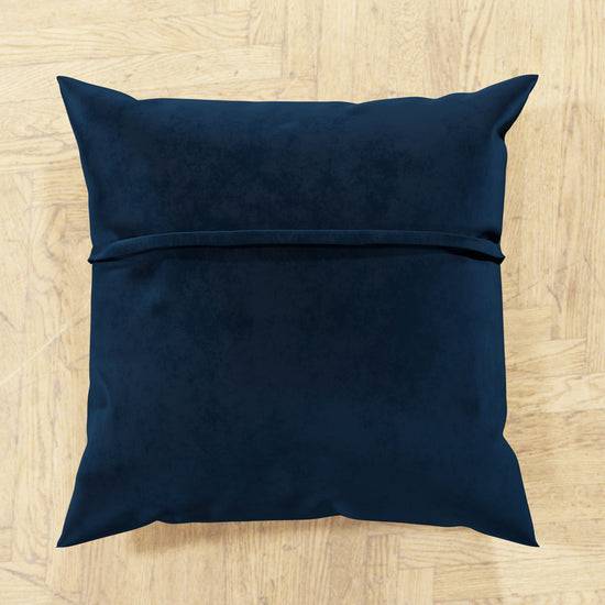 PETTI Cuscini Arredo In Velluto 2pz, Cuscini Divano Blu