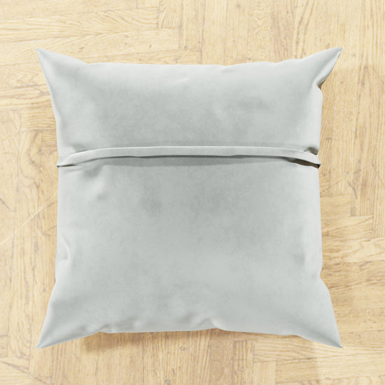 PETTI Cuscini Arredo In Velluto 2pz, Cuscini Divano Grigio Chiaro