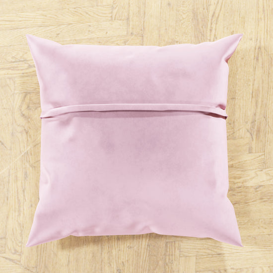 PETTI Cuscini Arredo In Velluto 2pz, Cuscini Divano Rosa