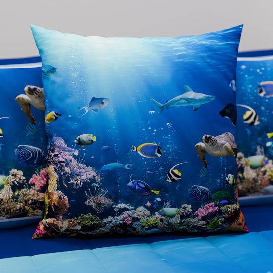 PETTI Cuscini, Copricuscini Divano, Cuscini Arredo In Stampa Digitale Acquario