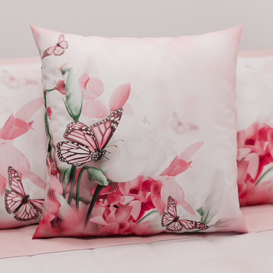PETTI Cuscini, Copricuscini Divano, Cuscini Arredo In Stampa Digitale Roses Butterfly