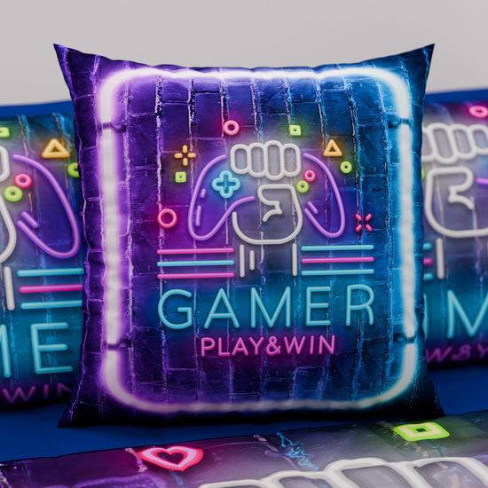 PETTI Cuscini, Copricuscini Divano, Cuscini Arredo In Stampa Digitale Gamer