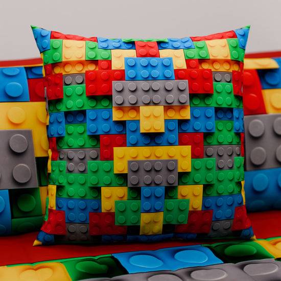 PETTI Cuscini, Copricuscini Divano, Cuscini Arredo In Stampa Digitale Lego