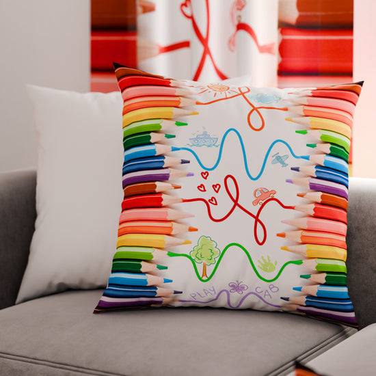 PETTI Cuscini, Copricuscini Divano, Cuscini Arredo in Stampa Digitale Matite