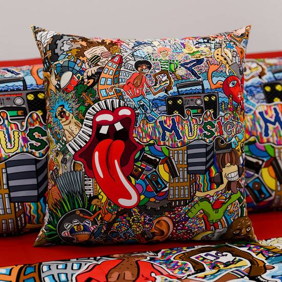 PETTI Cuscini, Copricuscini Divano, Cuscini Arredo In Stampa Digitale Murales