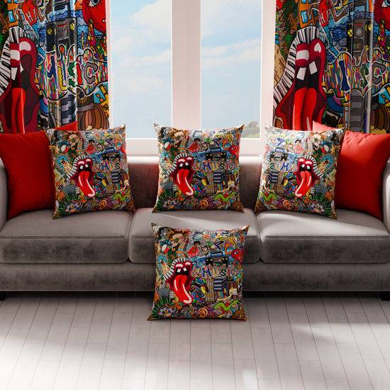 PETTI Cuscini, Copricuscini Divano, Cuscini Arredo In Stampa Digitale Murales