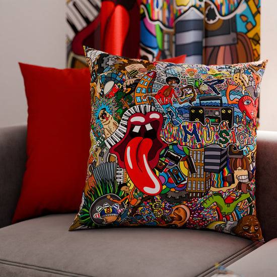 PETTI Cuscini, Copricuscini Divano, Cuscini Arredo in Stampa Digitale Murales