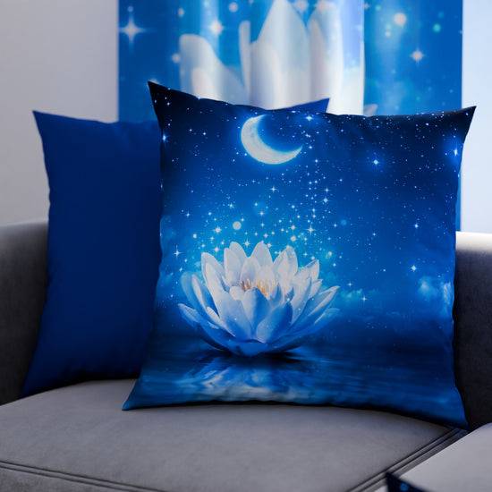 PETTI Cuscini, Copricuscini Divano, Cuscini Arredo in Stampa Digitale Notte Stellata