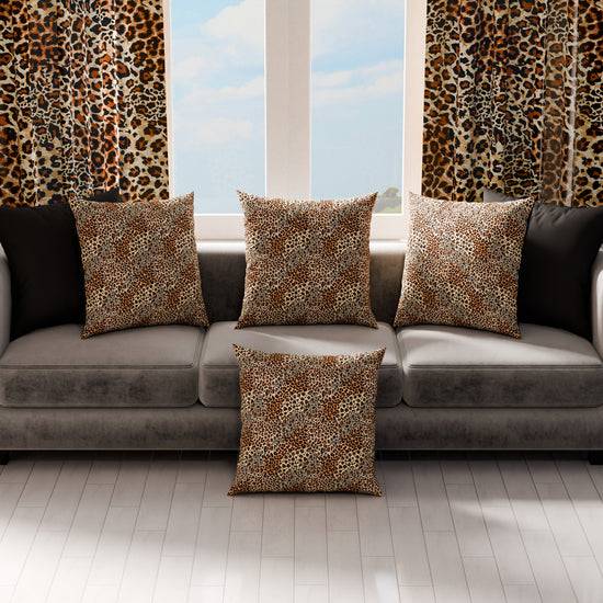 PETTI Cuscini, Copricuscini Divano, Cuscini Arredo In Stampa Digitale Animalier Maculato