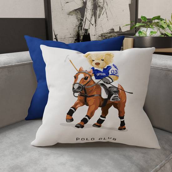 PETTI Cuscini, Copricuscini Divano, Cuscini Arredo in Stampa Digitale Teddy Polo